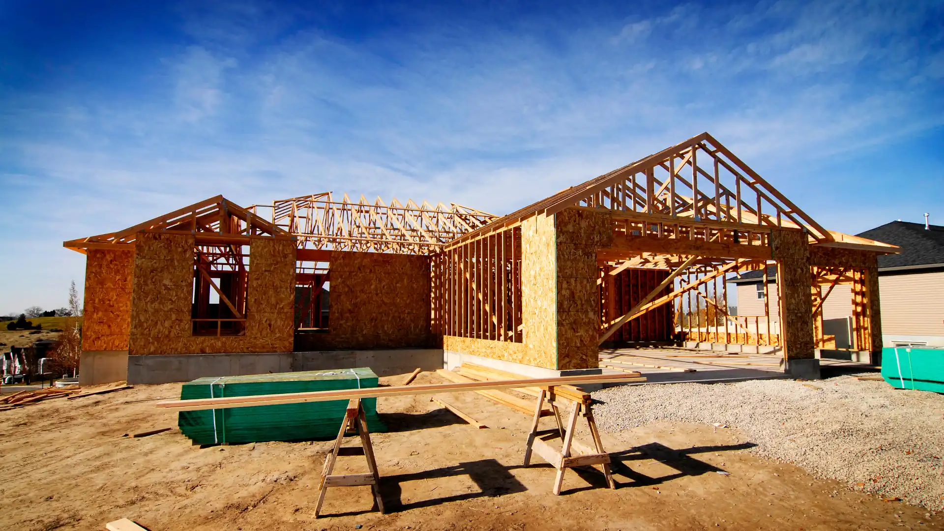 What is an as-built survey – House being built